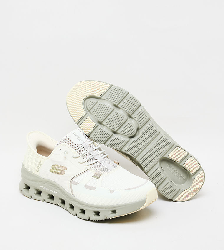 Skechers Men Casual GLIDE-STEP PRO Runner Sneakers Off White 232930-NAT_Off-White