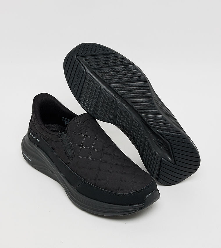 Skechers Men Casual CONTOUR FOAM Slip-On Shoes Black 232620W-BBK