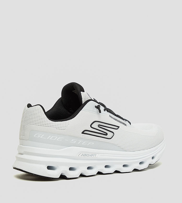 GO RUN GLIDE-STEP ARCH FIT Textured Lace-Up Shoes