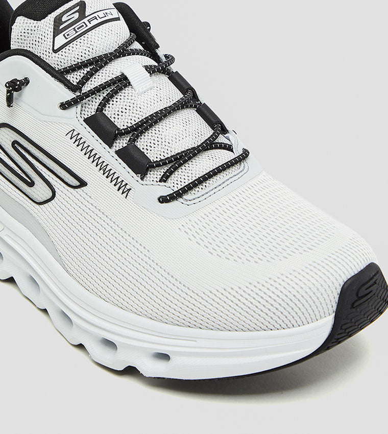 GO RUN GLIDE-STEP ARCH FIT Textured Lace-Up Shoes