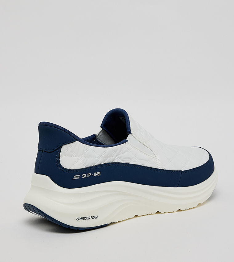 Skechers Men Casual CONTOUR FOAM Slip-On Shoes White 232620W-WNV