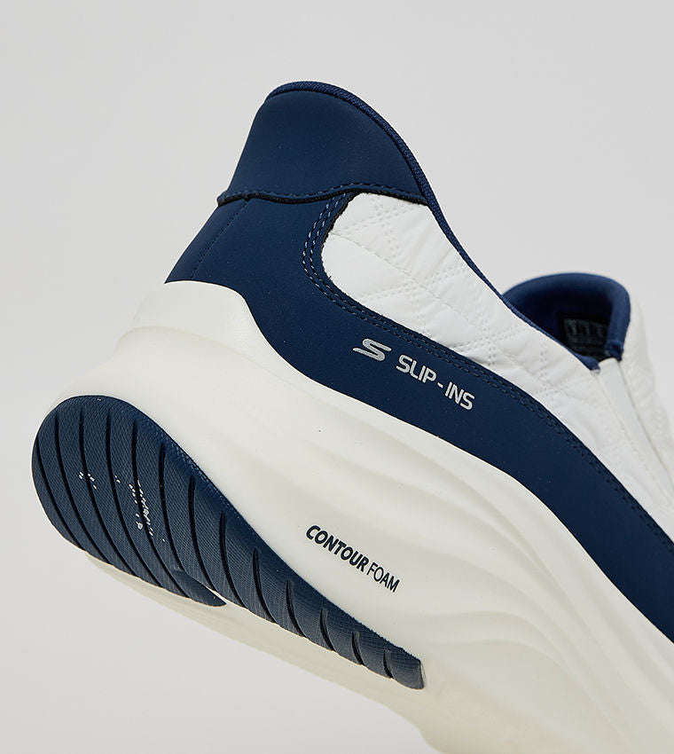 Skechers Men Casual CONTOUR FOAM Slip-On Shoes White 232620W-WNV