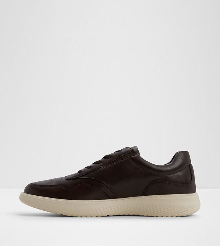 Aldo ANTLEY Brown Men's Stylish Low‑Top Lace‑Up Sneakers