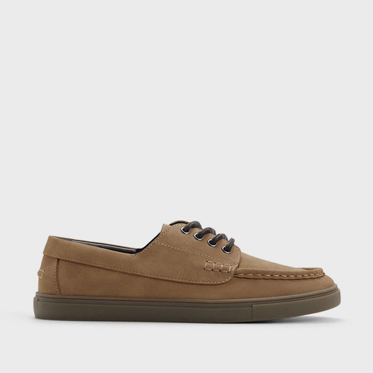 Call It Spring BALBOA Solid Lace-Up Shoes Taupe Low Top
