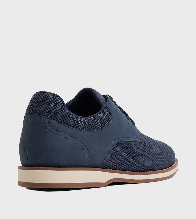 Aldo CCORBY Textured Round Toe Low‑Top Shoes Navy