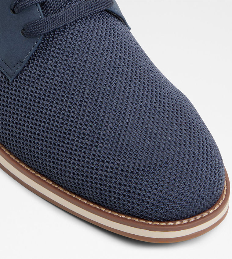 Aldo CCORBY Textured Round Toe Low‑Top Shoes Navy