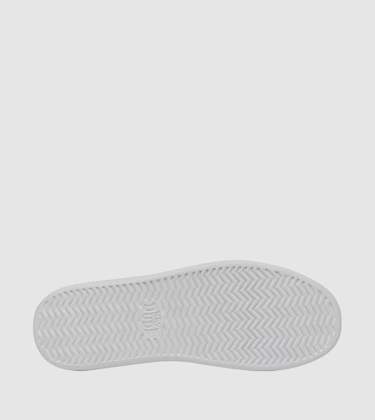 Hey Dude Cody Mesh Low-Top Casual Shoes Off White