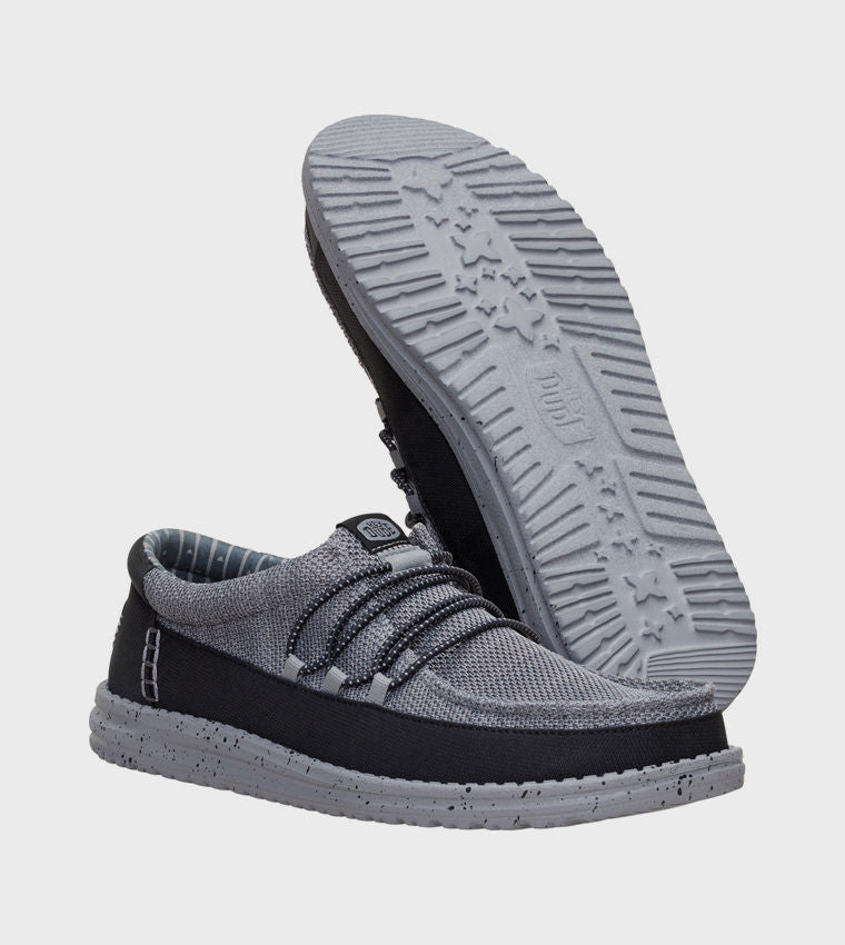 HEY DUDE Men Casual WALLY Guard Stretch Sox Slip-On Shoes