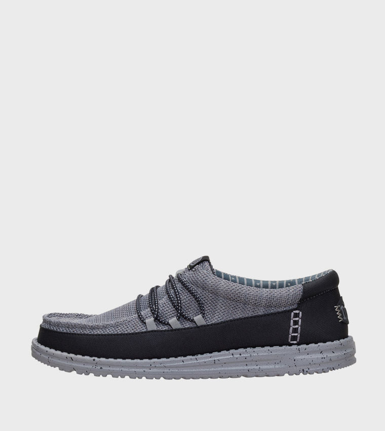 HEY DUDE Men Casual WALLY Guard Stretch Sox Slip-On Shoes