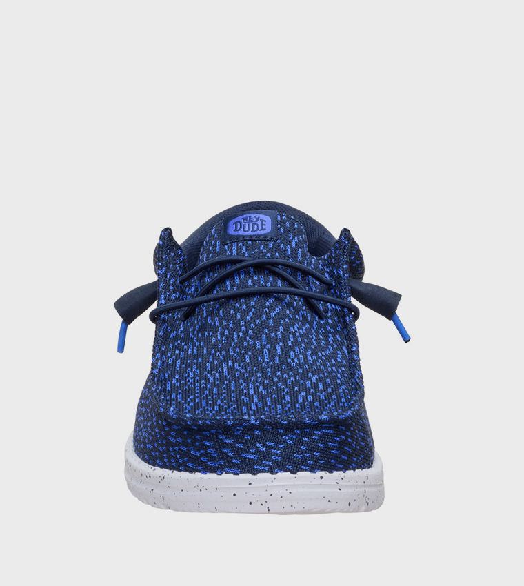 HEY DUDE Men Casual WALLY Funk Stretch Speckle Slip-On Shoes