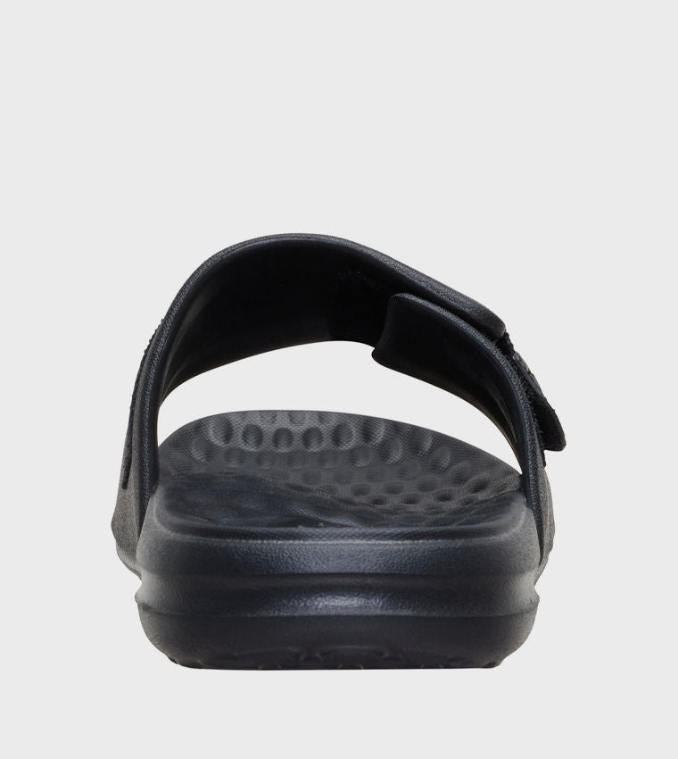 HEY DUDE Men Casual WAVE ALT Open Toe Slides Black 45261_097