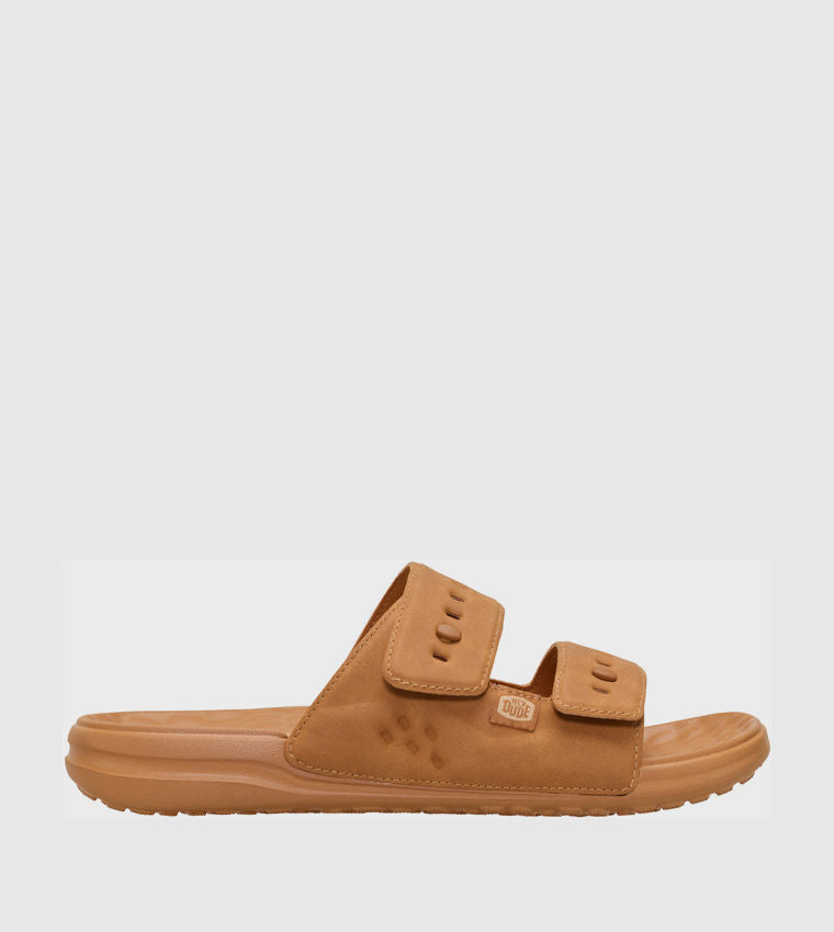 HEY DUDE Men Casual WAVE Classic Double Strap Comfort Sandals