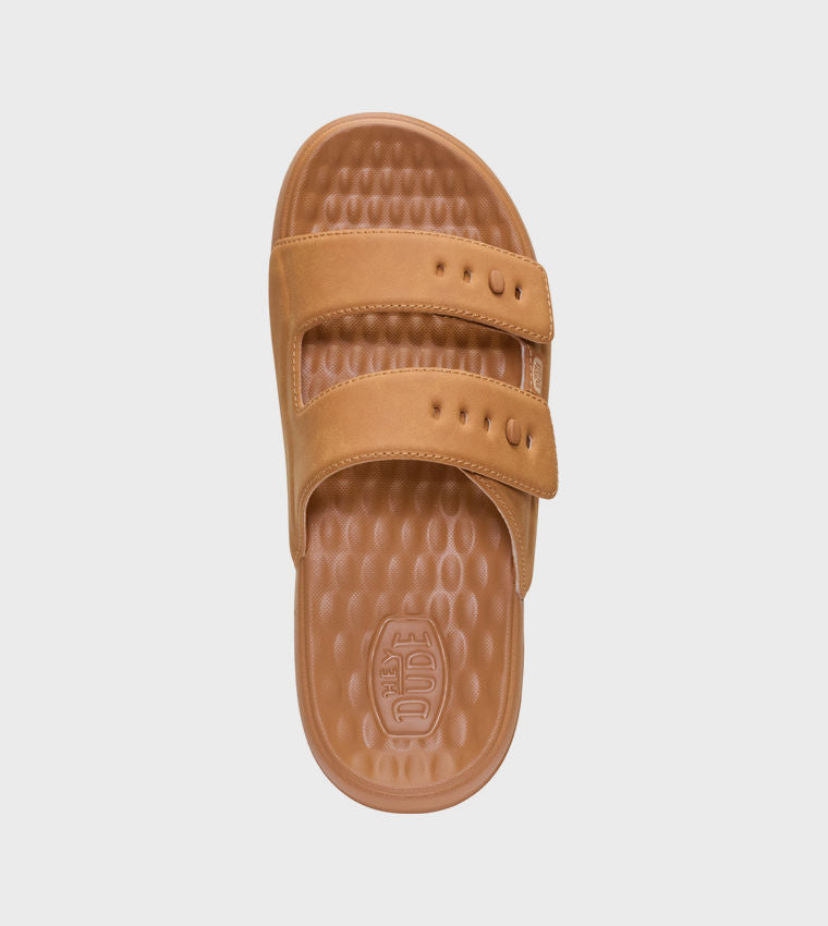 HEY DUDE Men Casual WAVE Classic Double Strap Comfort Sandals
