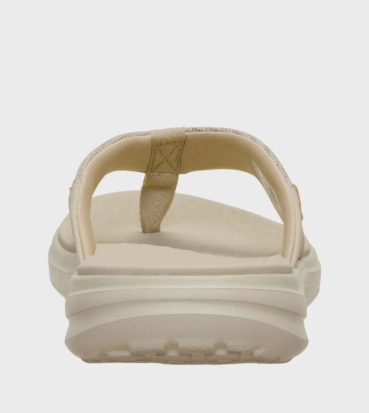 HEY DUDE Men Casual FINN Braided Flip-Flops Beige 45424_265