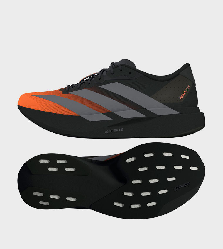 Adidas Adizero Evo SL Stripe Detail Running Shoes Black