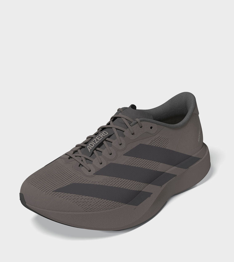 Adidas Adizero Evo SL Stripe Detail Running Shoes Brown