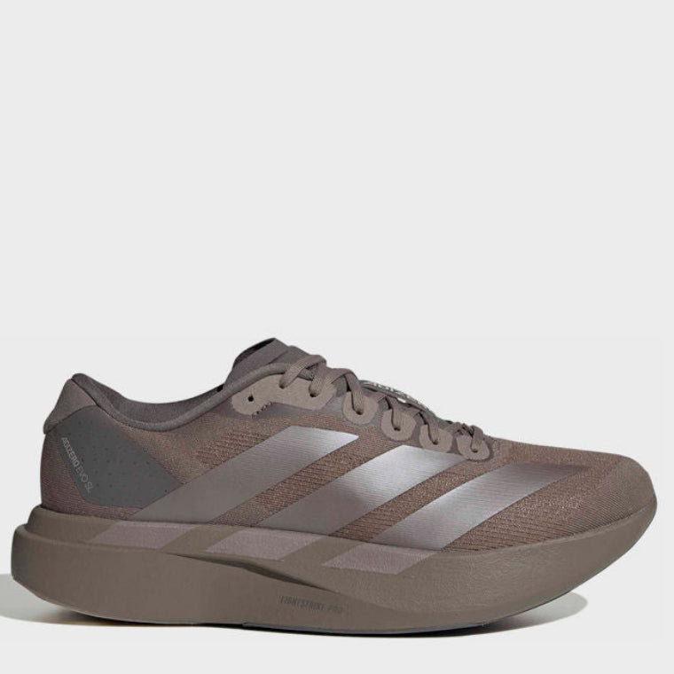 Adidas Adizero Evo SL Stripe Detail Running Shoes Brown