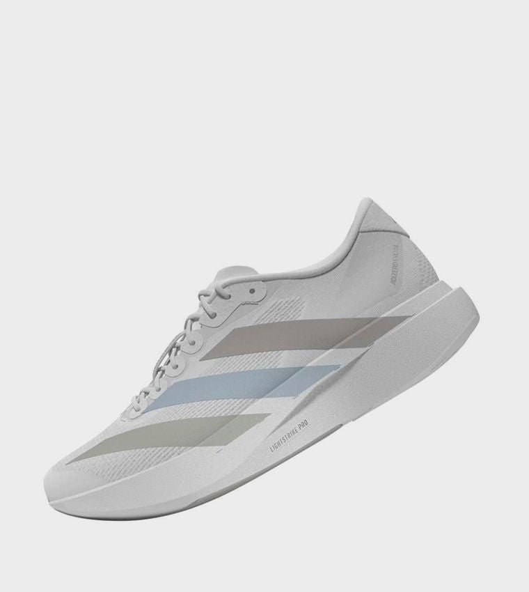 AdidasAdizero Evo SL Stripe Detail Running Shoes White