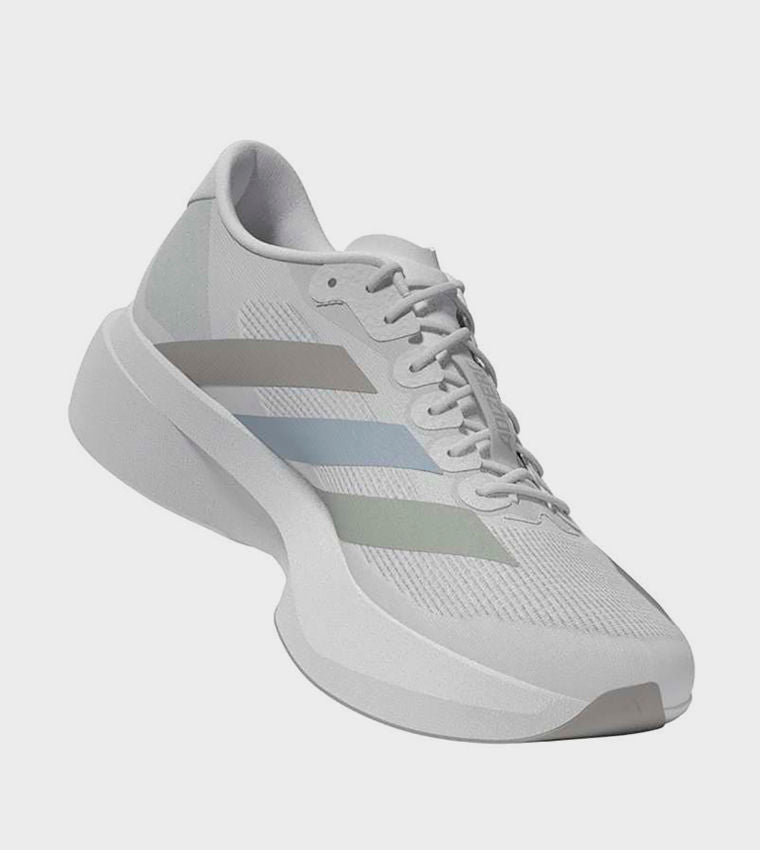 AdidasAdizero Evo SL Stripe Detail Running Shoes White