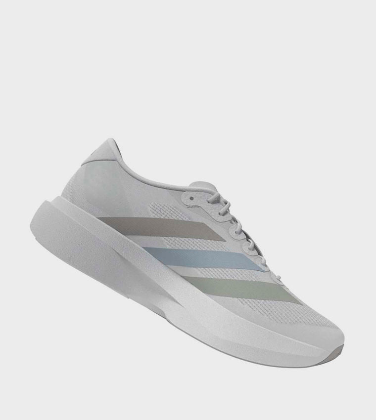 AdidasAdizero Evo SL Stripe Detail Running Shoes White