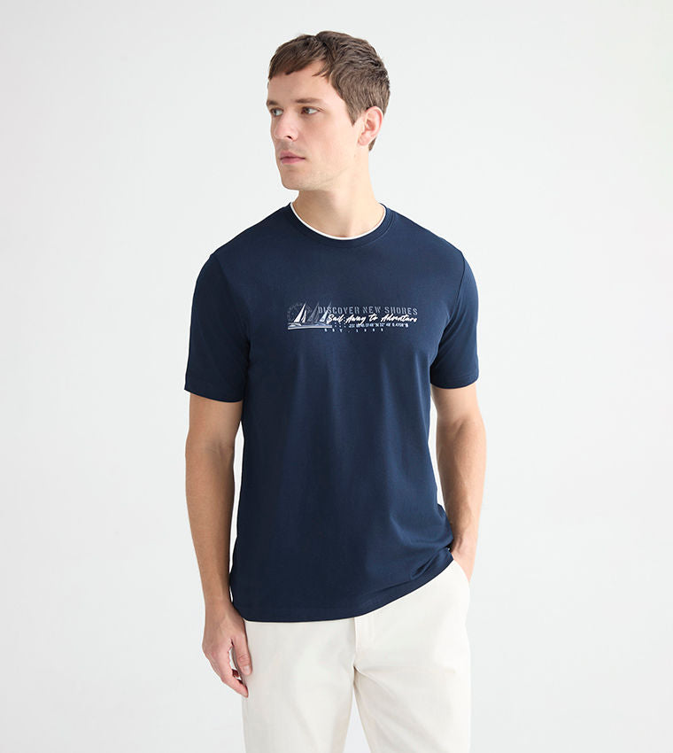 LC Waikiki Printed Short Sleeves Casual T-Shirt