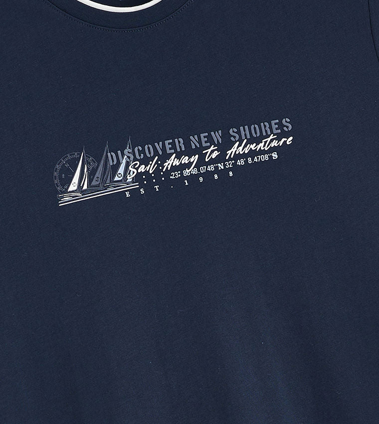 LC Waikiki Printed Short Sleeves Casual T-Shirt