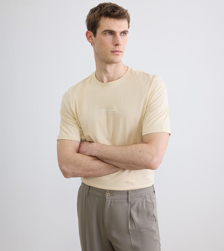 Printed Short Sleeves Casual T-Shirt