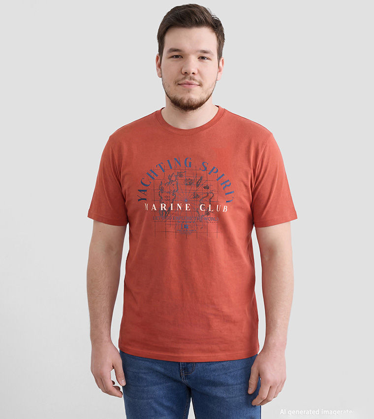 Printed Short Sleeves Casual T-Shirt