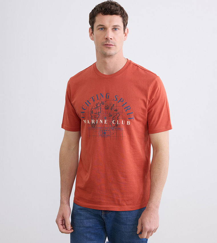 Printed Short Sleeves Casual T-Shirt