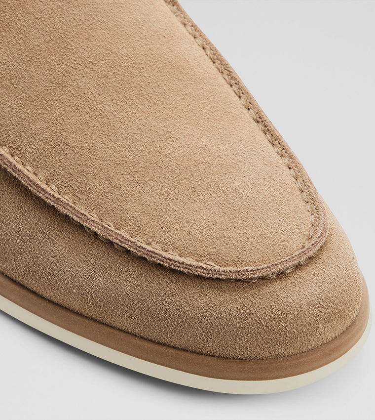 Aldo Men Casual MARINER Solid Slip-On Loafers Taupe 20MARINER252_Taupe