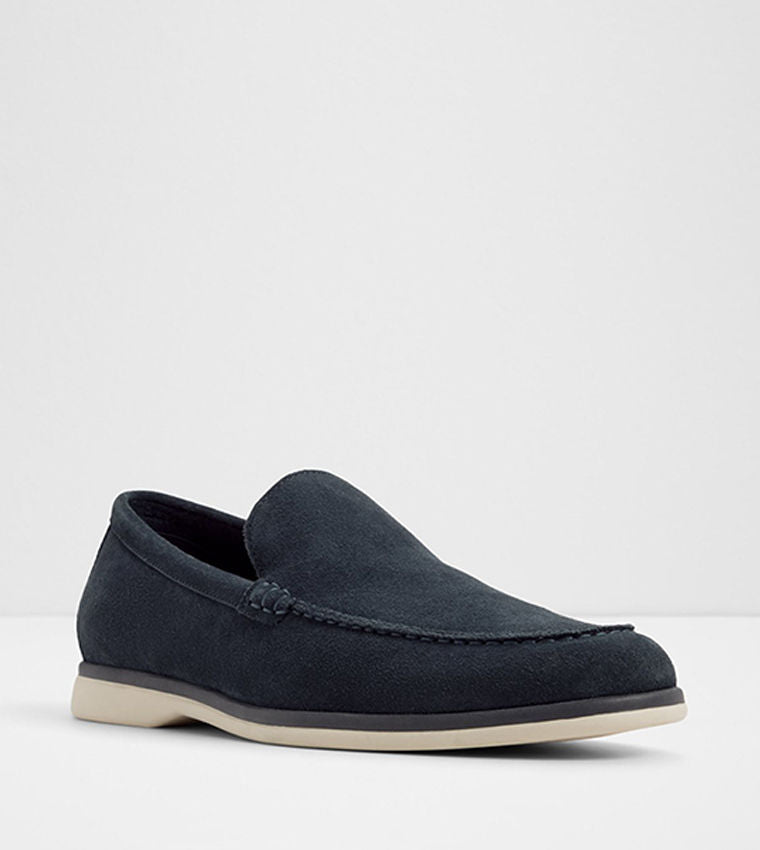 Aldo Men Casual MARINER Solid Slip-On Loafers Navy 20MARINER410_Navy