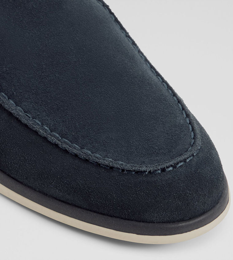 Aldo Men Casual MARINER Solid Slip-On Loafers Navy 20MARINER410_Navy