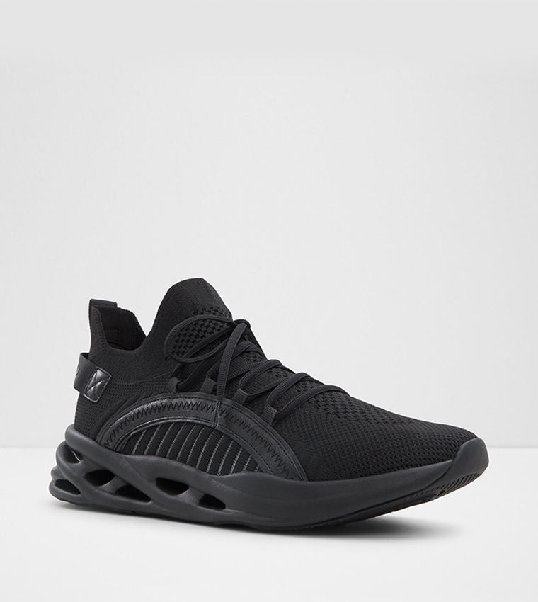 Aldo MOTIONX Lace Up Sneakers Black Low Top