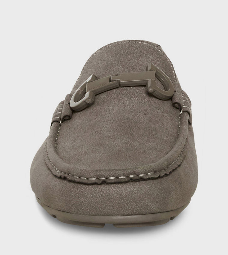 Steve Madden Men Casual M-SNAPPZ Metal Accent Loafers