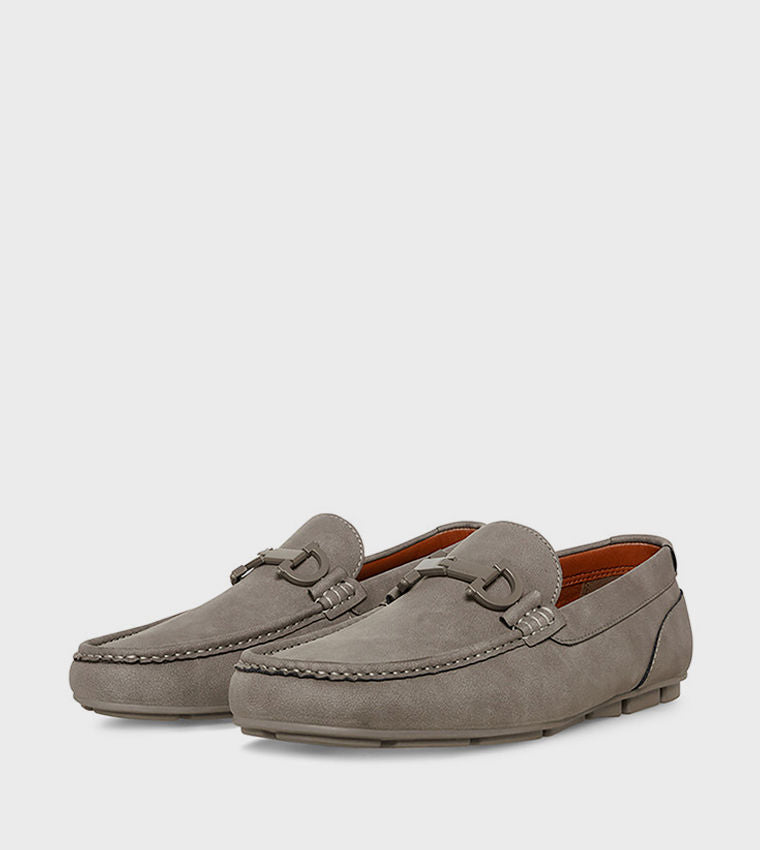 Steve Madden Men Casual M-SNAPPZ Metal Accent Loafers