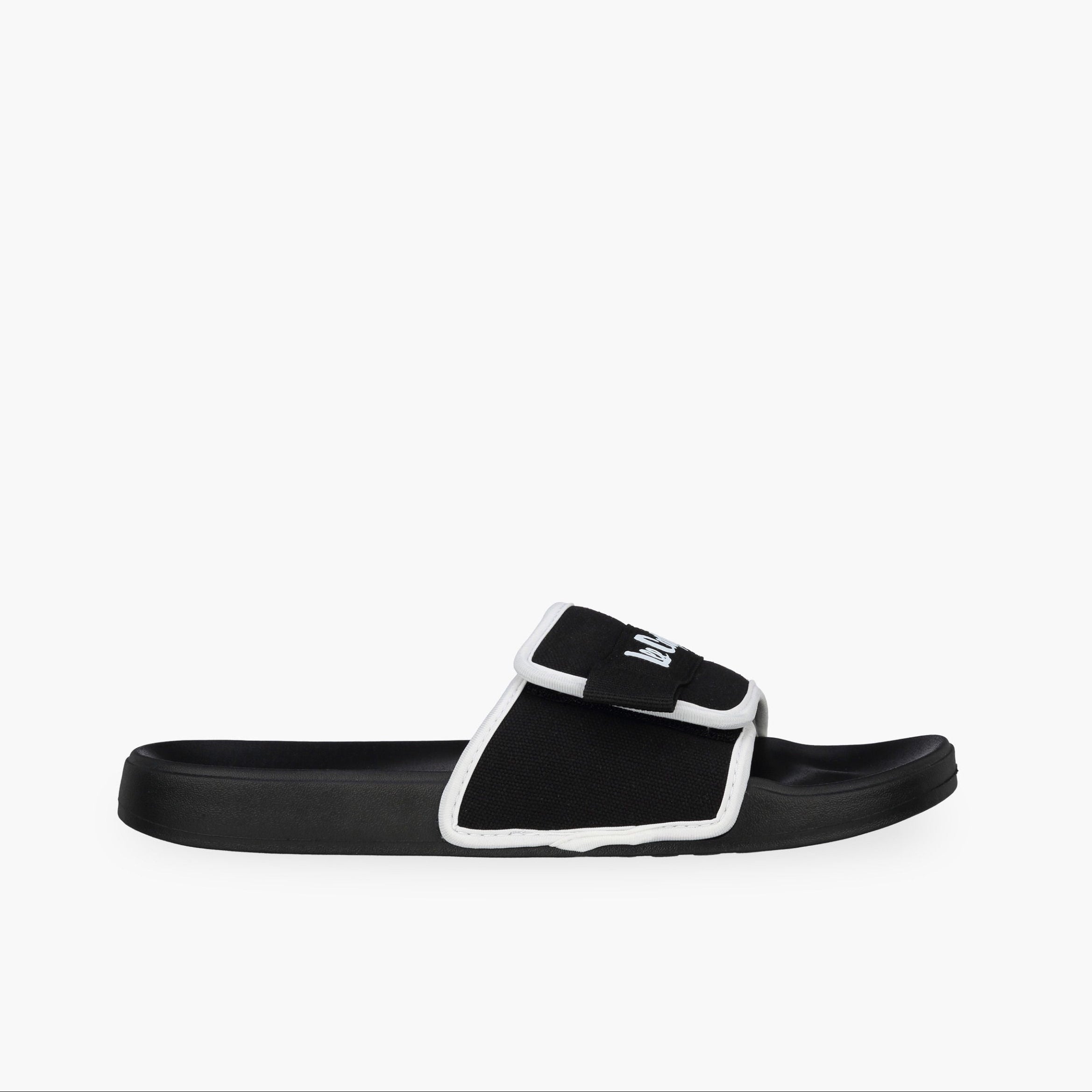 Lee Cooper Men Casual Logo Print Slides Black 374366BLACK