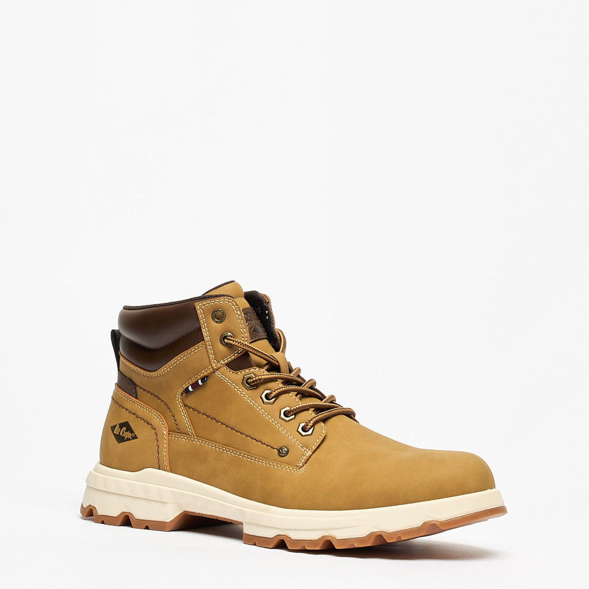 Lee Cooper Men Casual Lace-Up Chukka Boots Brown