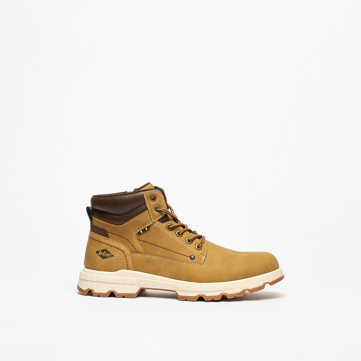 Lee Cooper Men Casual Lace-Up Chukka Boots Brown