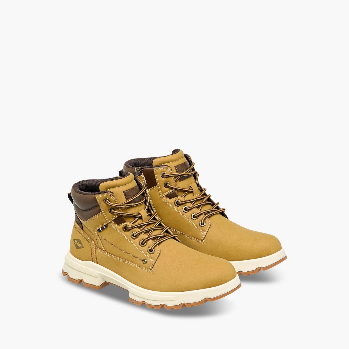 Lee Cooper Men Casual Lace-Up Chukka Boots Brown