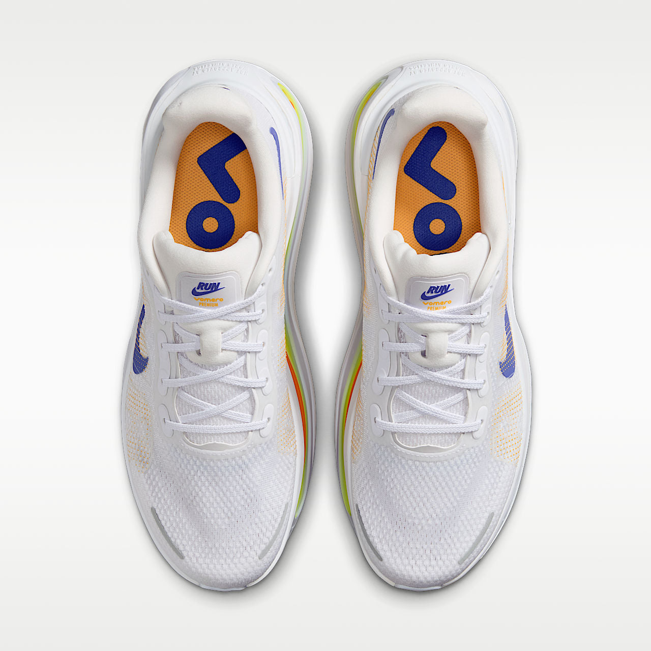 Nike Vomero Premium Men's Road Running Shoes White/Total Orange HQ2050-101