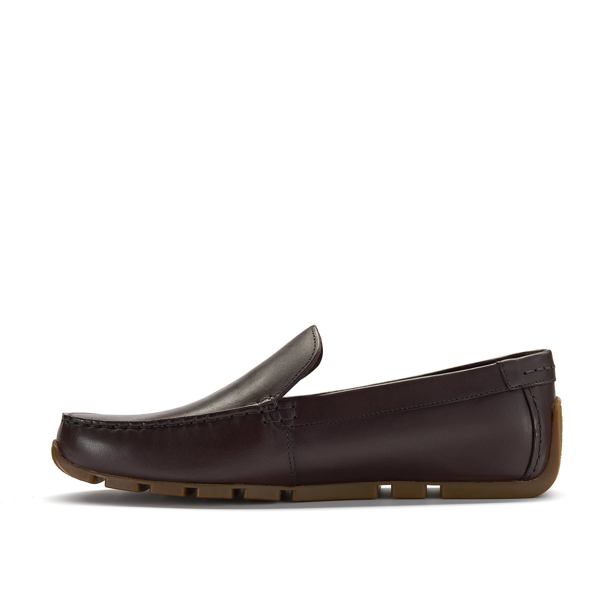 Clarks Corsley Plain Men's Slip-On Shoes Dark Brown Leather
