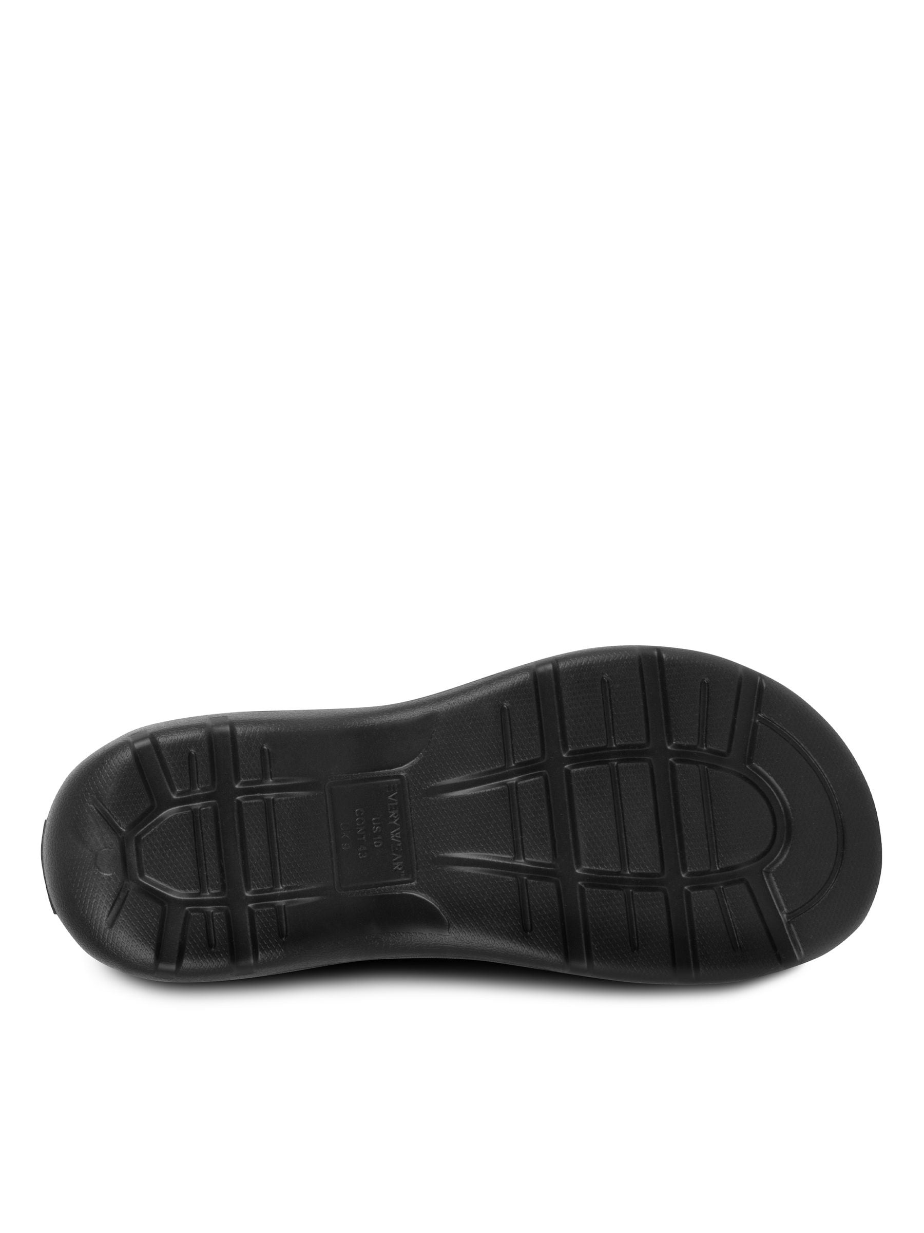 Totes Black Men's Bounce Velcro Sport Sandals