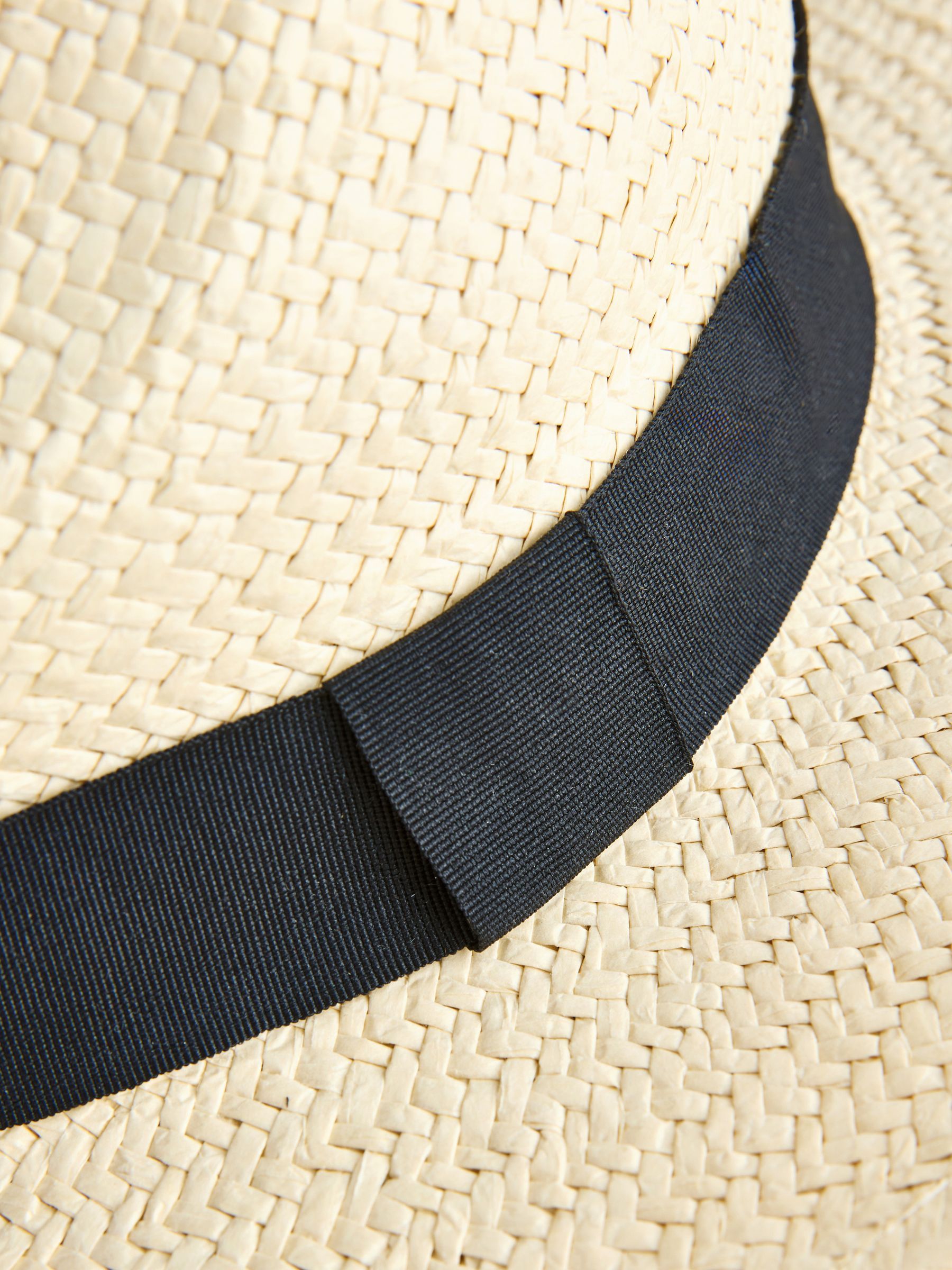 Next Cream Panama Hat Paper Construction S-M Size