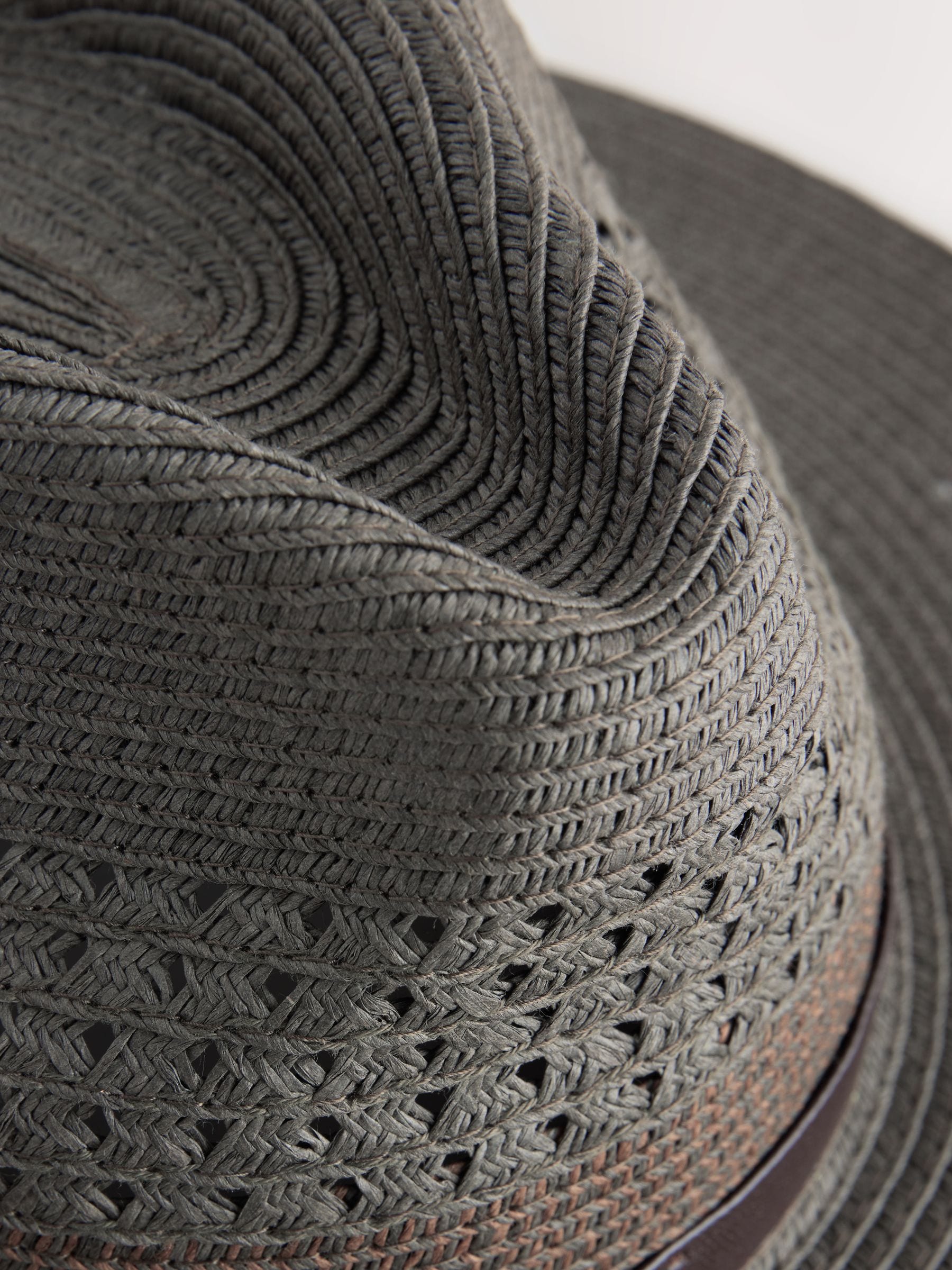 Khaki Green Panama Hat – Next Classic Woven Paper, S‑M / L‑XL