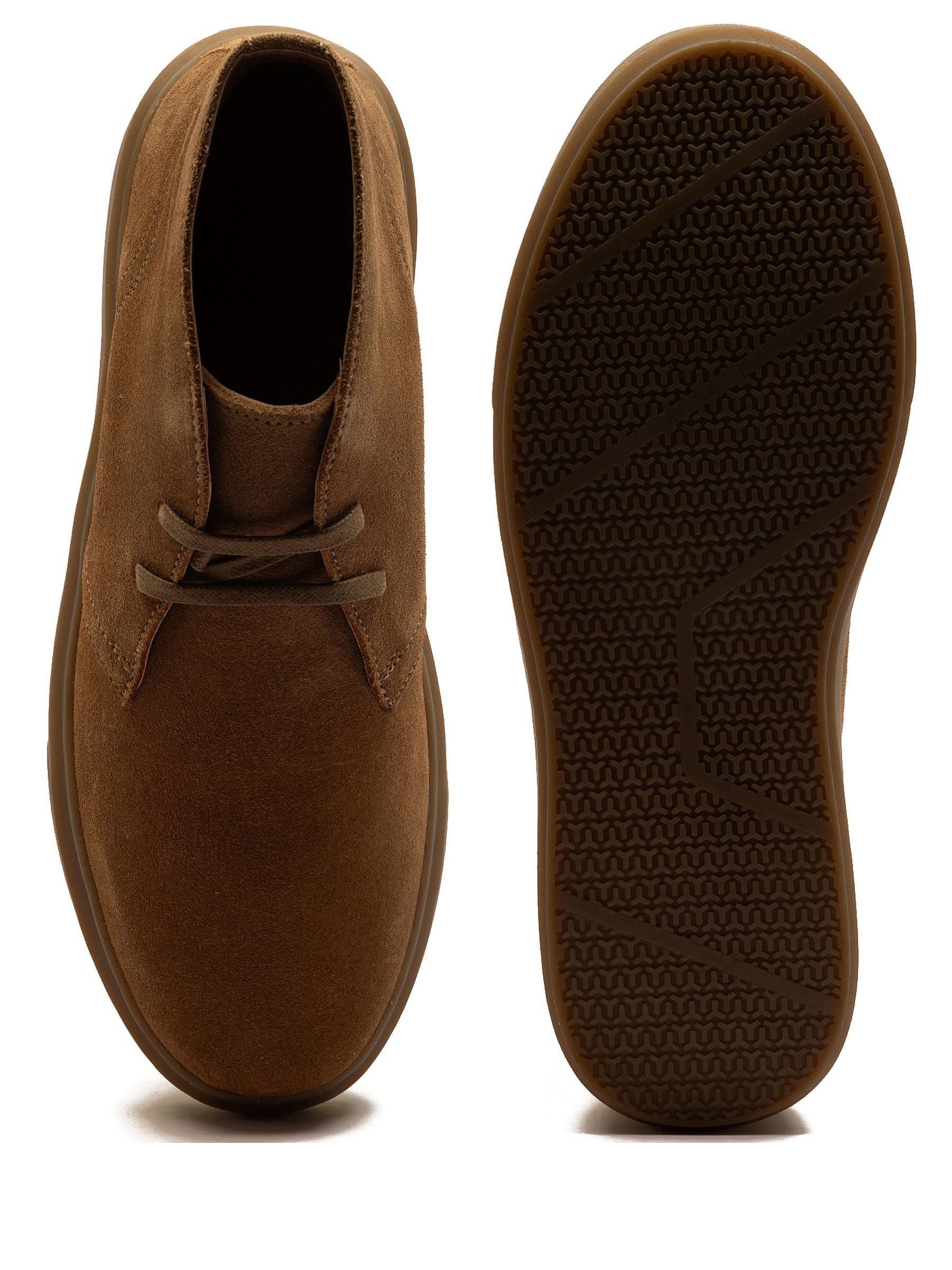 Off The Hook Jethro Suede Leather Chukka Boots Brown