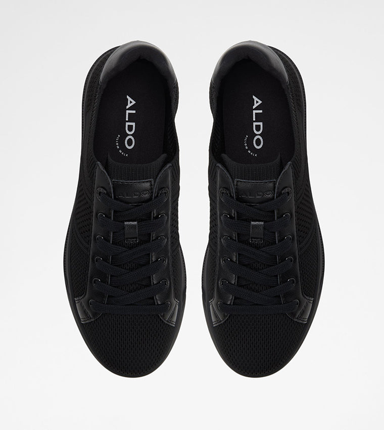 Aldo JOSHY Solid Lace-Up Sneakers Black alt5