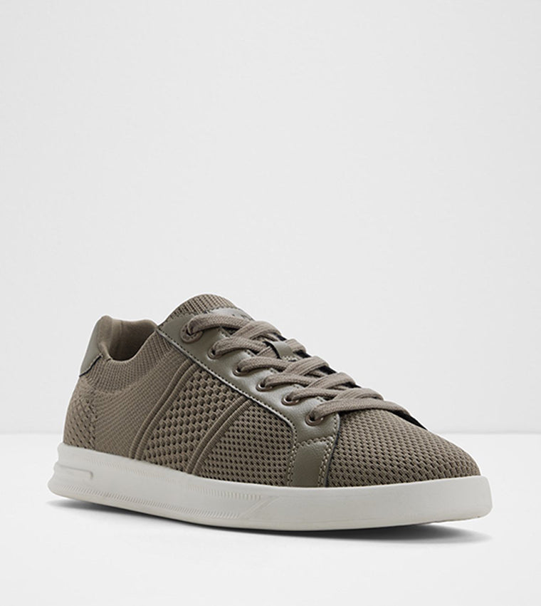 Aldo JOSHY Solid Lace-Up Sneakers Dark Brown alt 3