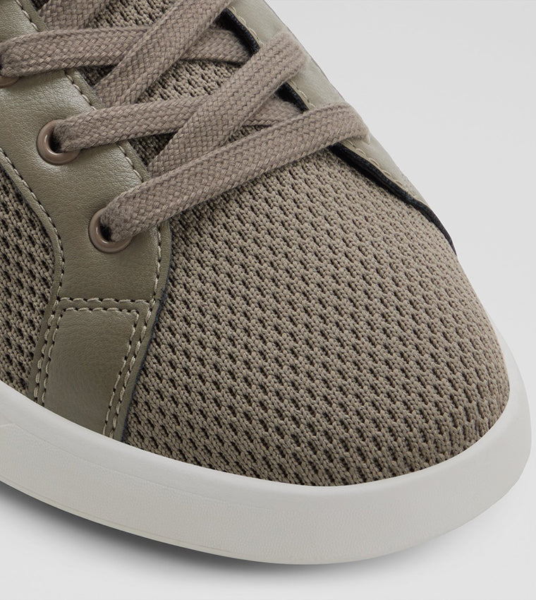 Aldo JOSHY Solid Lace-Up Sneakers Dark Brown alt 4