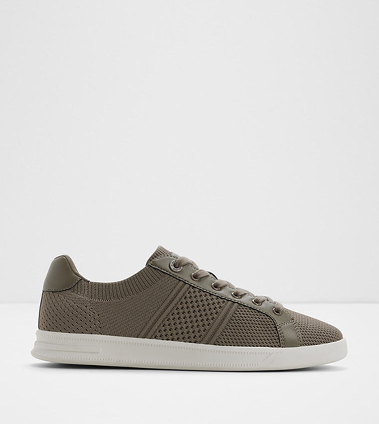 Aldo JOSHY Solid Lace-Up Sneakers Dark Brown