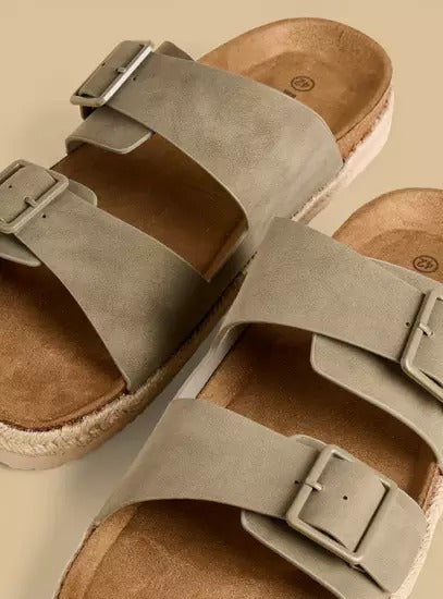 Max Jute Sandal Green